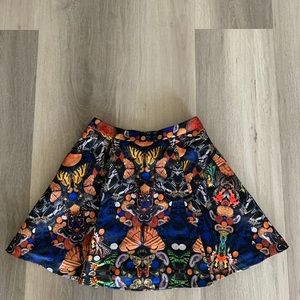 Vintage Alicia + Olivia floral skirt with pockets